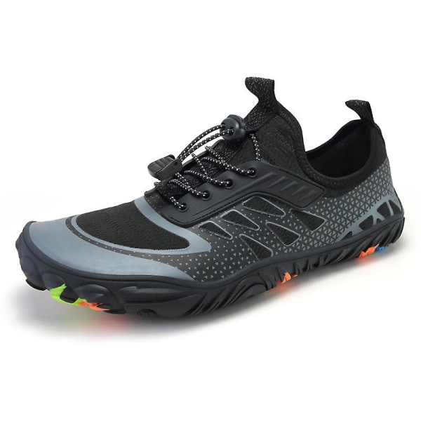 Vattenskor för män Beach Pool Shoes Quick-Dry Yoga Sportskor för kvinnor 22 Black 36
