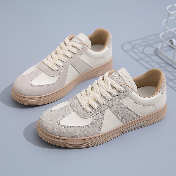 Dam Sneakers Andas Dam Skateboarding Skor Löparskor D209 Khaki 36