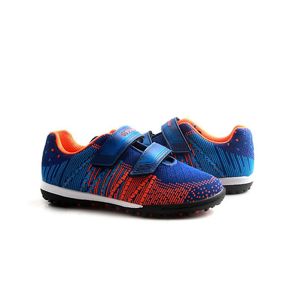 Fotbollsskor för pojkar Spikes Fotbollsskor för ungdomar Stövlar Athletic Sneaker 3Cs77031 Blue 34