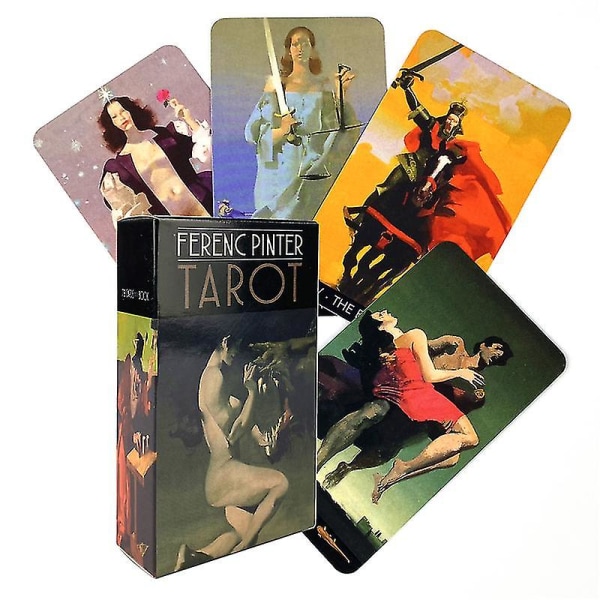 Ferenc Pinter Tarotkort Nya Tarotkortstarotkortlek Kortspel Festbord Brädspelskortdäck Spådomssägande Oracle-kort78st Tt182