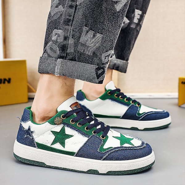 Herrsneakers Andas Skateboarding Skor Dam Löparskor 3Ah032A Green 40