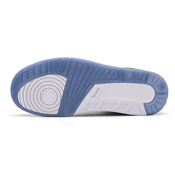 Basketskor för män Mode Halkfria Sneakers Sportskor som andas YJAj3 WhiteBlue 41