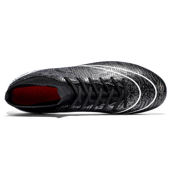 Fotbollsskor dam Spikes Fotbollsskor för ungdomar Stövlar Atletisk Sneaker 3C1101 Black 36