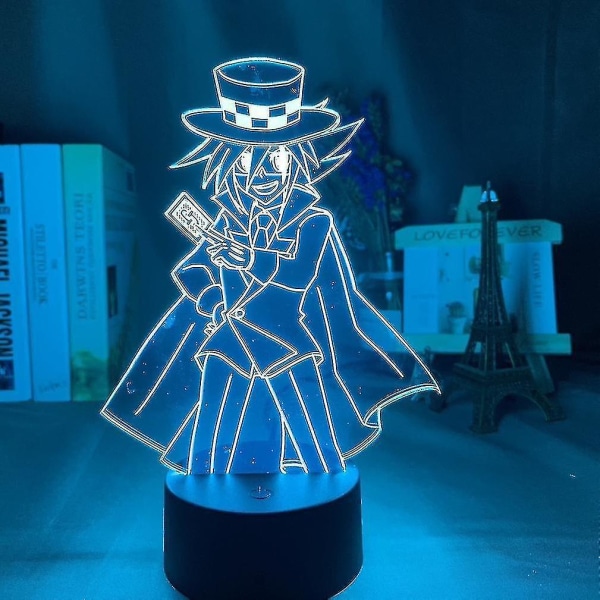 Kid The Phantom Thief 3d Led Nattljus Bordslampa för barn i sovrummet