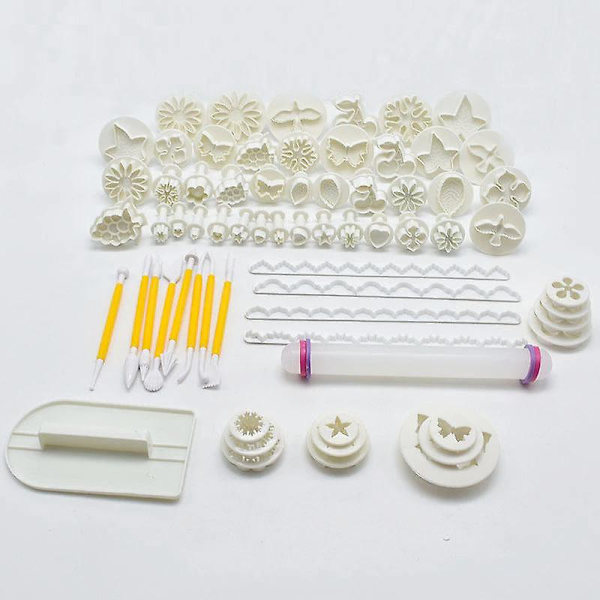 Molds DIY Bakverktyg 68st Plast Mould
