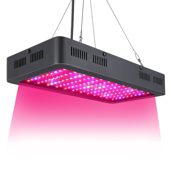 Fullspektrum dubbla chips led växtljus för hydroponiska inomhusväxter i växthus 1200w