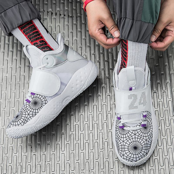 Herr basketskor Mode löparskor Andas Sneakers Fr861 White 41
