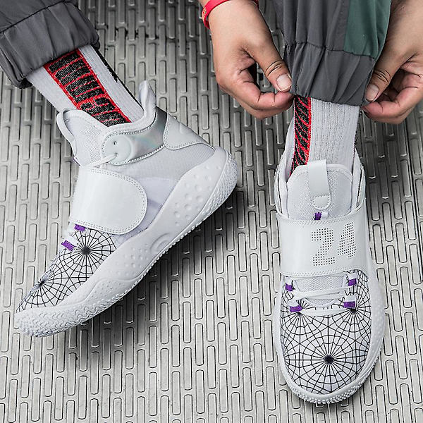 Herr basketskor Mode löparskor Andas Sneakers Fr861 White 42