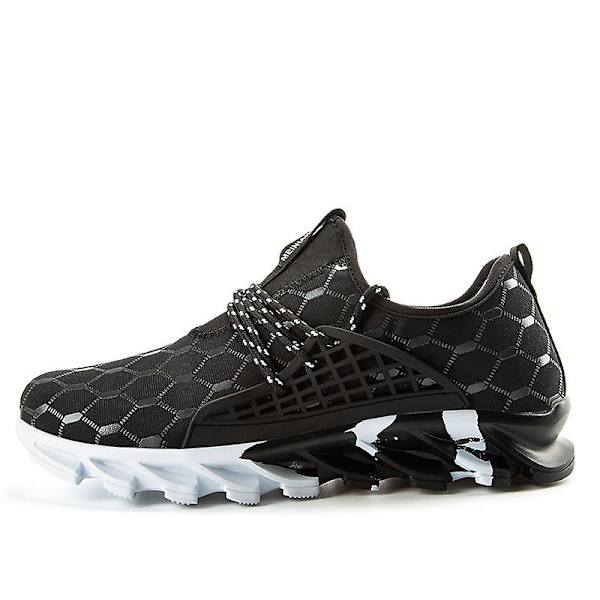 Herrsneakers Andas löparskor Mode Sportskor 3A1701 BlackWhite 41