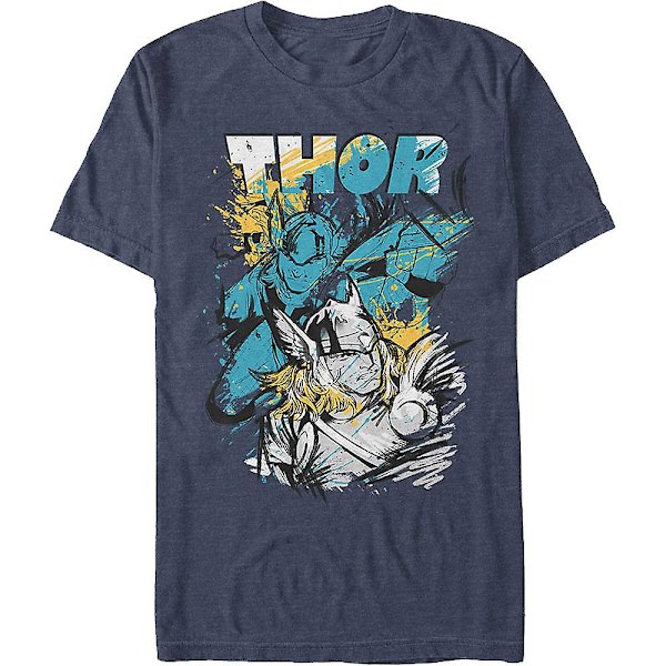 Måla Splatter Thor T-shirt M