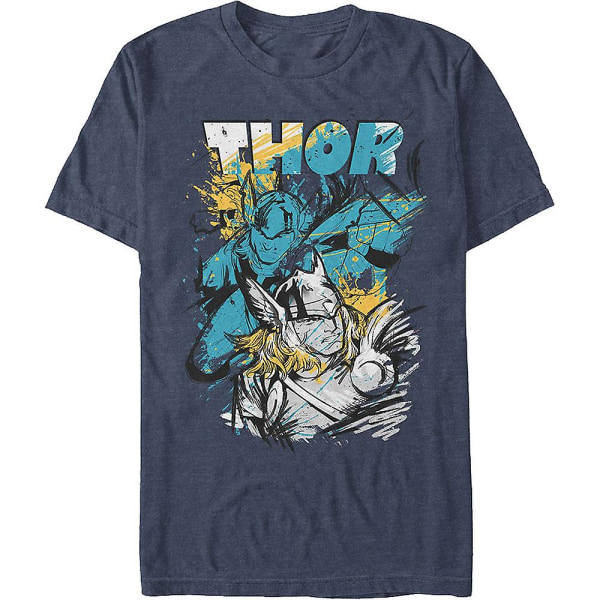 Måla Splatter Thor T-shirt XXXL