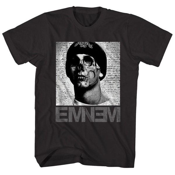 Eminem T Shirt Smal skuggig skalle Eminem Shirt M