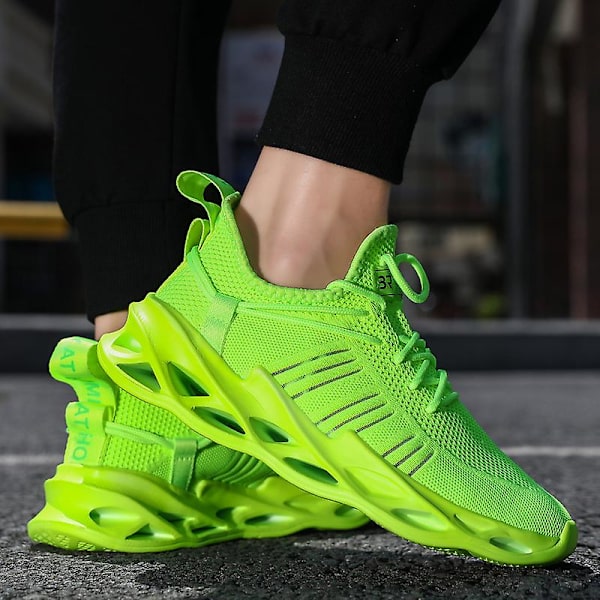 Herr Sport Athletic löparsneakers Walking Shoes 3Bg157 Green 41