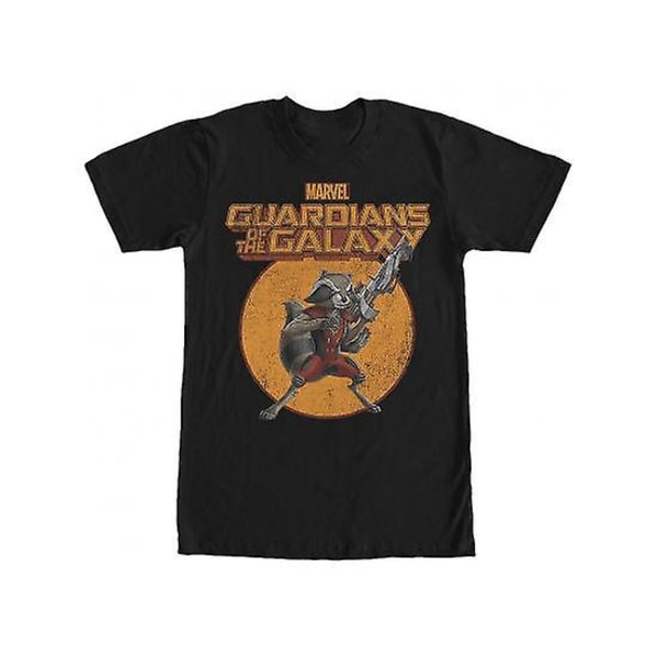 Rocket Raccoon Action Pose Guardians Of The Galaxy T-shirt Kläder XL