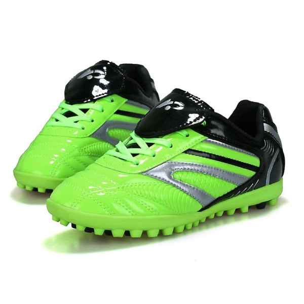 Fotbollsskor för män Spikes Fotbollsskor för ungdomar Stövlar Athletic Sneaker 3C26008 Green 33