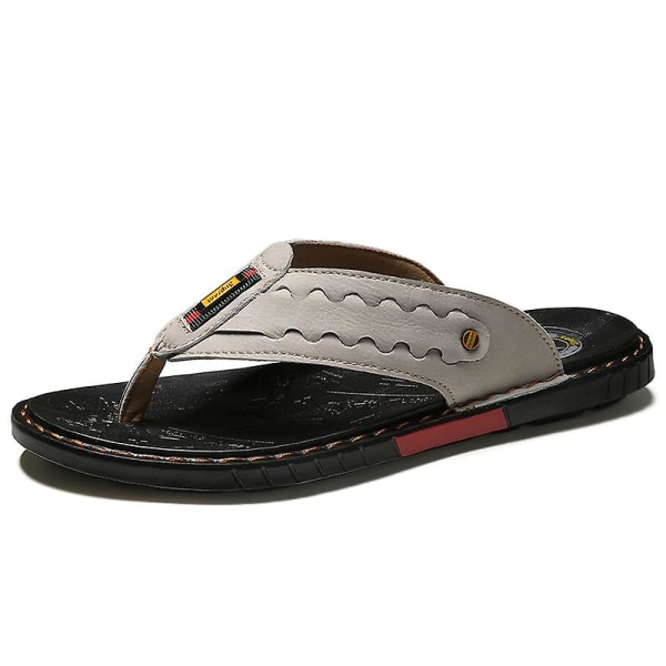 Herr Sport Flip Flops Komfort Casual Stringsandaler Utomhus 3C20517 Gray 42