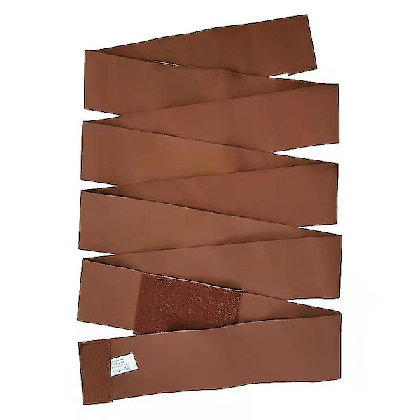 Invisible Wrap Waist Trainer Tejp Snatch Me Up Bandage Kvinnor Bantning Bälte Omlott Bälte Bastu Trimmer Bälte Brown 4M
