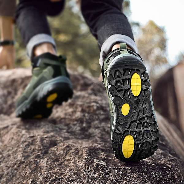 Vandringsskor för herr Andas Sneakers Halkfria utomhusskor 2107 Green 41