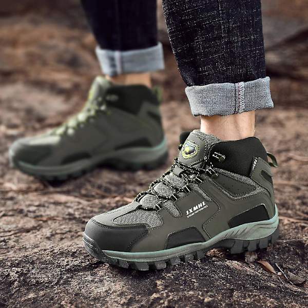Vandringsskor för herr Andas Sneakers Halkfria utomhusskor 2107 Green 41