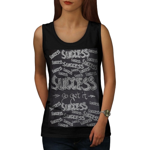 Success Go Get It Women Blacktank Top M