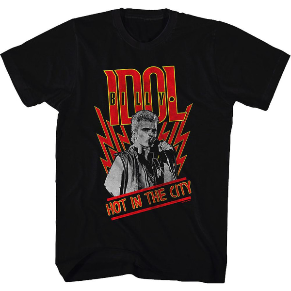 Hot in the City Billy Idol T-shirt L