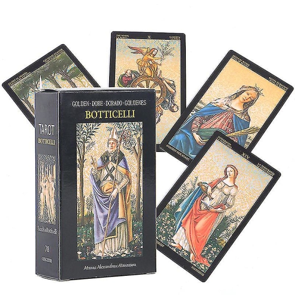 Brädspel Golden Botticelli Tarot 12*7 Oracle Card