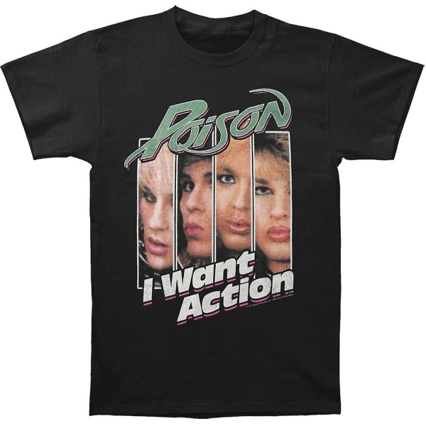 Poison I Want Action T-shirt M