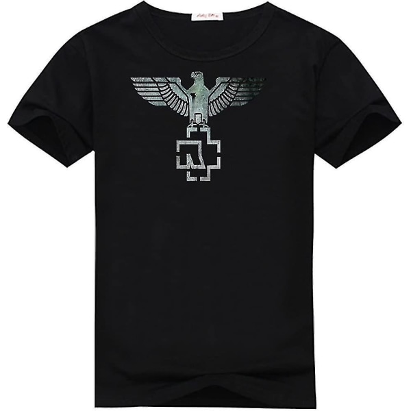 Anedreabe mäns printed Rammstein logotyp Eagle affisch T-shirts By L