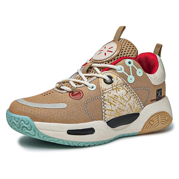 Basketskor för barn Andas sneakers Trendiga casual Löparskor Yj8588 Brown 33