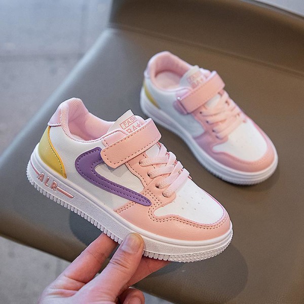 Boys Sneakers Andas Flickor Skateboarding Skor Löparskor 3D823 Pink 26