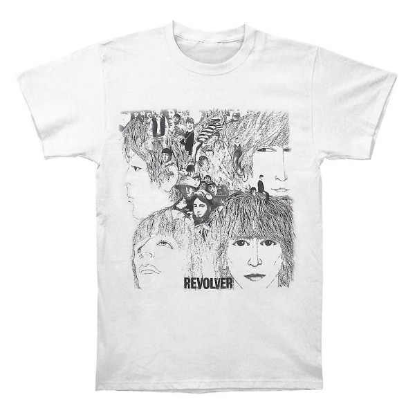 The Beatles Revolver cover Vita t-shirtkläder M