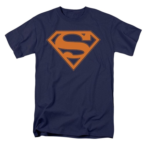 Superman Navy & Orange Shield T-shirt XXL