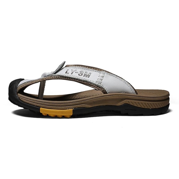 Herrtofflor Kohud Flip-Flop sandaler 1F7223 White 37