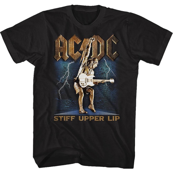 Styv övre läpp ACDC T-shirt M