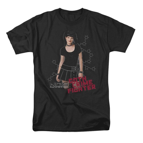 NCIS Goth Crime Fighter T-shirt L