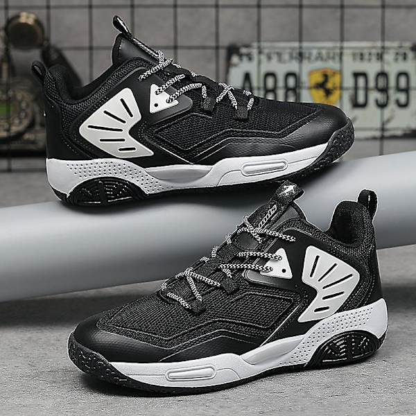 Basketskor för män Andas Sneakers Löparskor 3A736 Black 41