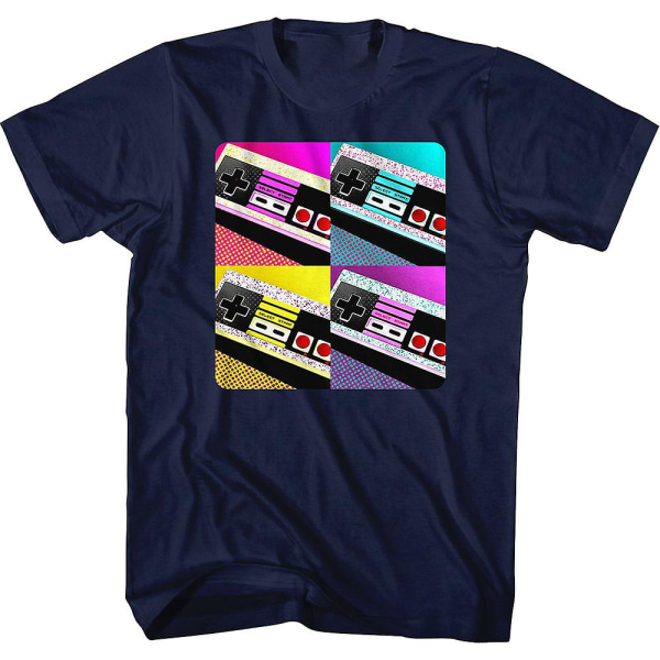 Pop Art spelkontroller Nintendo T-shirt XXXL