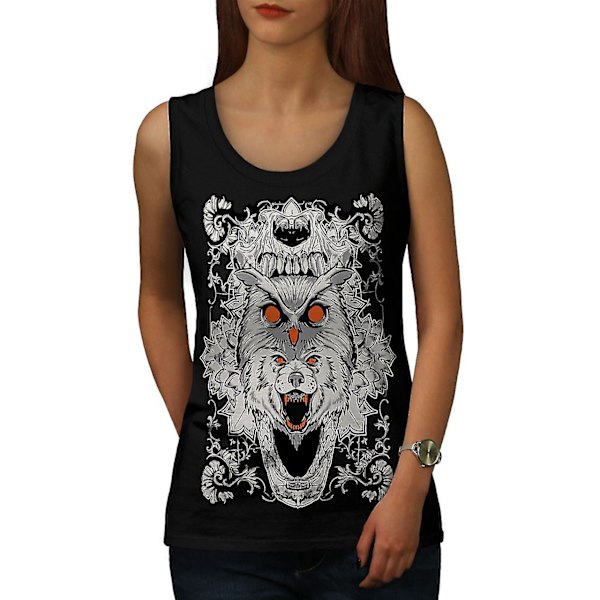 Jungle Horror Wild Women Blacktank Top M