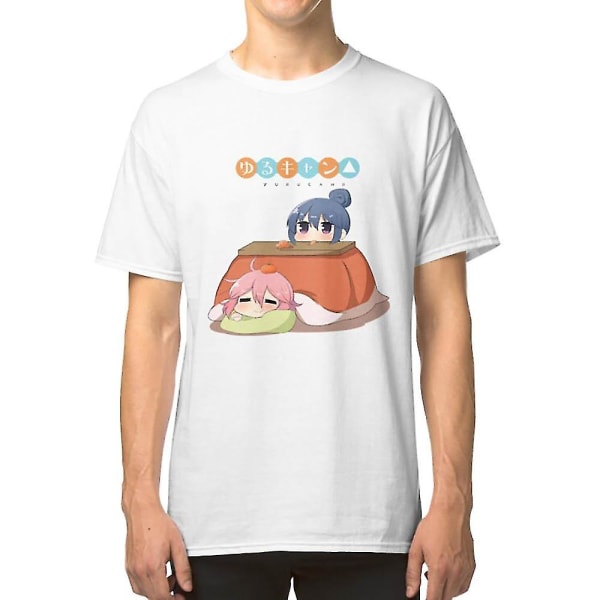 Yuru Camp Cute Design 2 T-shirt XXL