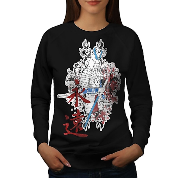 Art Fantasy Katana Blacksweatshirt för kvinnor M