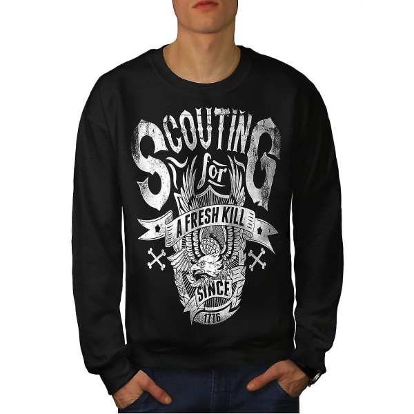 Scouting For Kill Men Blacksweatshirt M