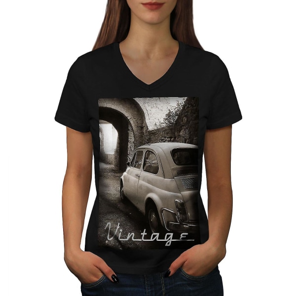 Bil Retro Funky Vintage Women T-shirt XL