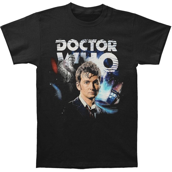 Doctor Who Tennant Collage T-shirt S