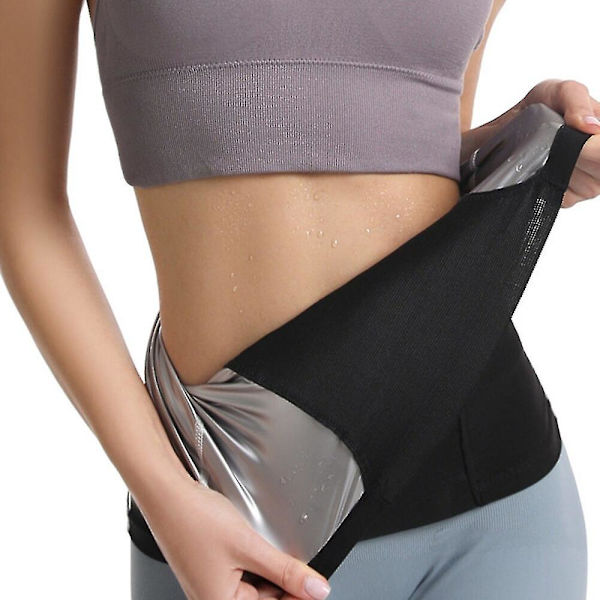 Kvinnor Magreducerare Bastu Body Shaper Fitness Svetttrimmer Waist Trainer Magbantning Shapewear Waist trainer Korsett,silver XXXL