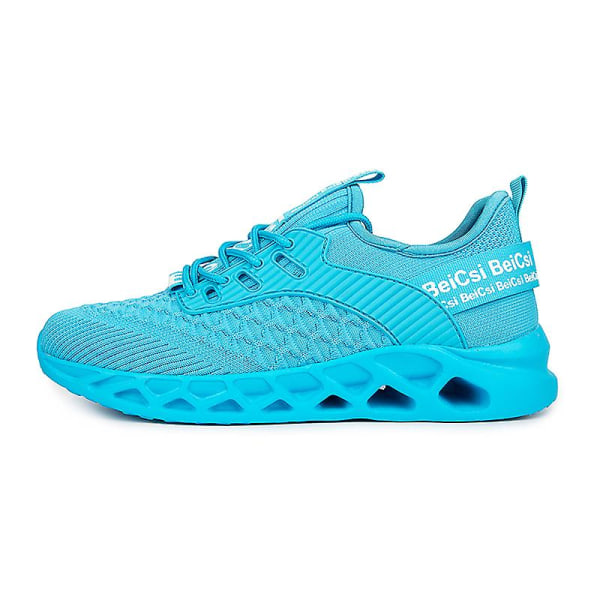 Herrsneakers löptennisskor Lättviktsventilerande Sport Athletic 3C013 Blue 42