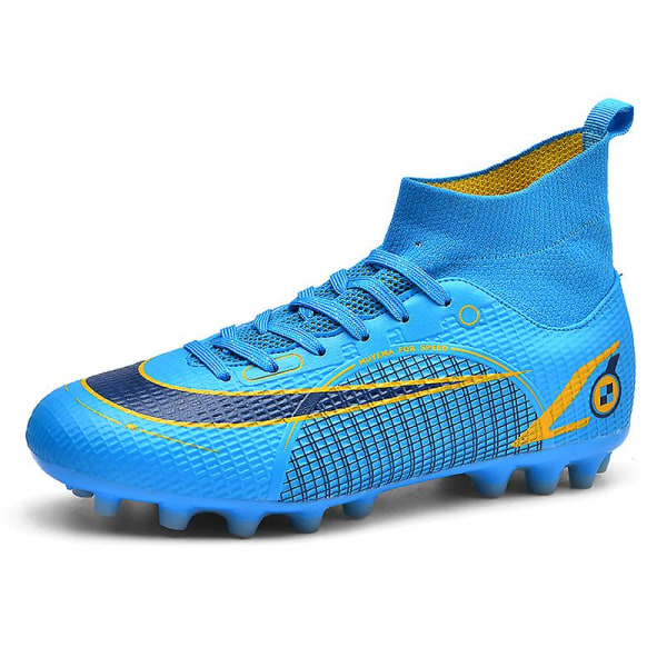 Fotbollsskor dam Spikes Fotbollsskor för ungdomar Stövlar Atletisk Sneaker 3C2588GA Blue 35