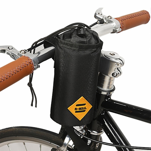 Cykelflaskväska Universal Multifunktionell Polyester Bike Front Styre Vattenflaska för utomhusbruk L