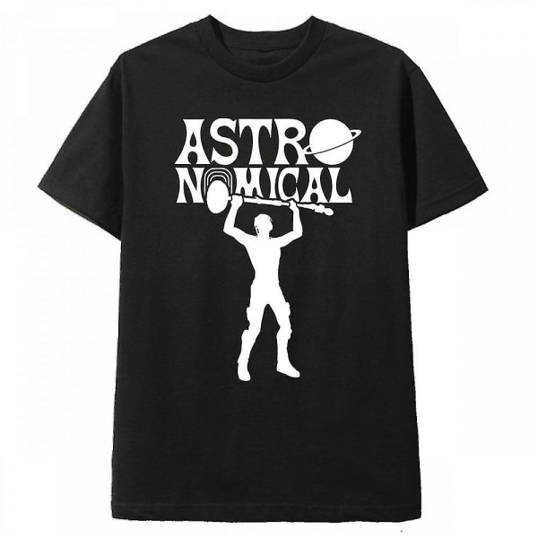 Astronomical Merch Black Tee Shirt Emote Travis Scott XL