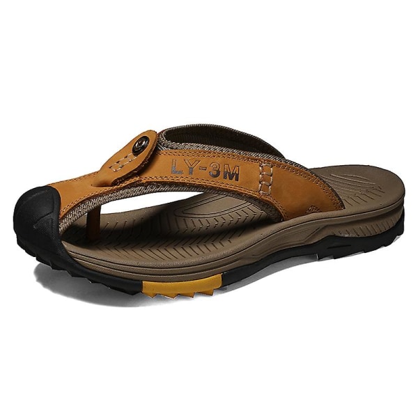 Herrtofflor Kohud Flip-Flop sandaler 1F7223 Brown 40