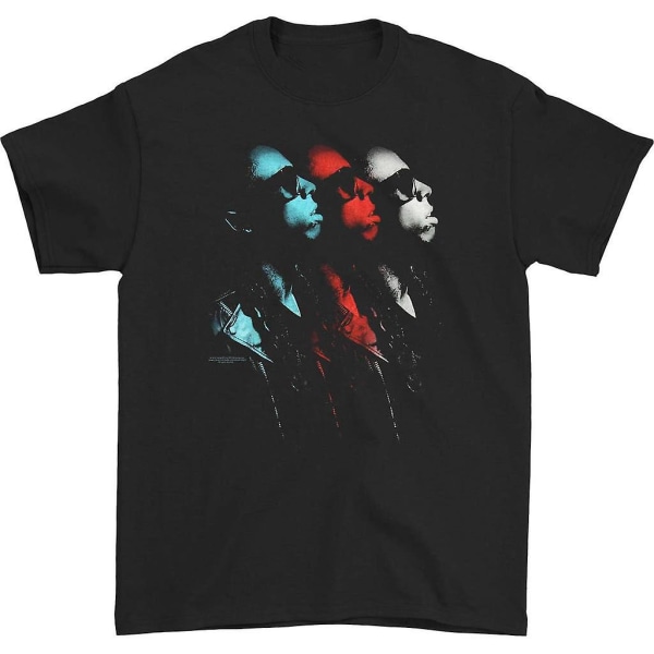 Lil Wayne T-shirt med skinnjacka L